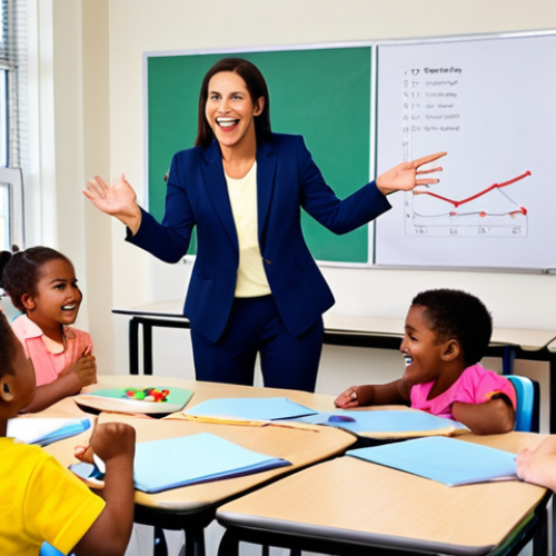 Home 4 **
A split-screen image. On one side, a cheerful early childhood educator surrounded by young children in a brightly colored classroom, teaching with enthusiasm. On the other side, the same educator, now dressed in business casual attire, confidently leading a corporate training session in a modern office setting, projecting a professional and engaging demeanor. The image symbolizes the transferable skills from ECE to corporate training.
**