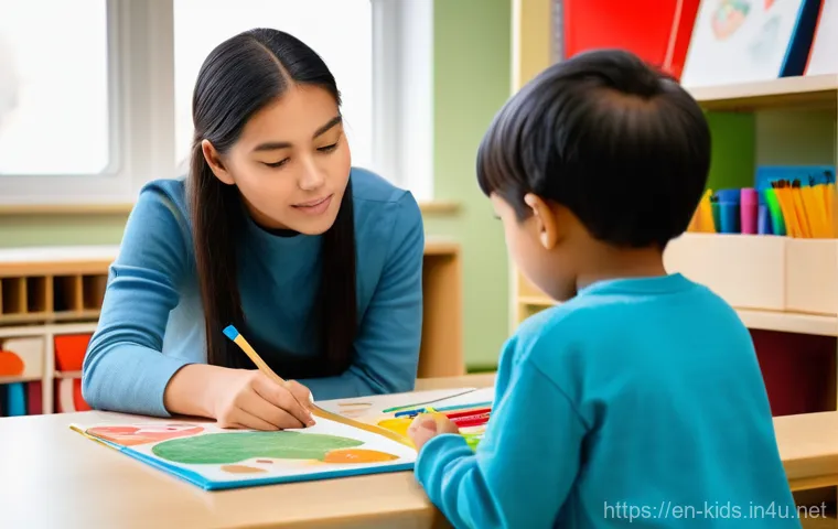 유아교육지도사 업무 중 소통 능력 개발 - **Prompt 2: Welcoming Teacher-Parent Digital Engagement**
"A cheerful and inviting early childho... 유아교육지도사 업무 중 소통 능력 개발 - **Prompt 2: Welcoming Teacher-Parent Digital Engagement**
"A cheerful and inviting early childho...