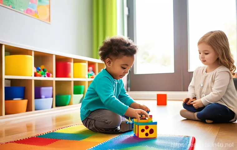 유아교육지도사와 관련된 법률 및 규정 - **A Nurturing Early Learning Environment:** A brightly lit, spacious, and modern early childhood cla...