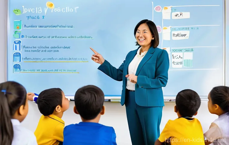 유아교육지도사 경력직 채용 팁 - **Prompt:** In a cozy, well-organized early learning classroom, an experienced male educator in his ...