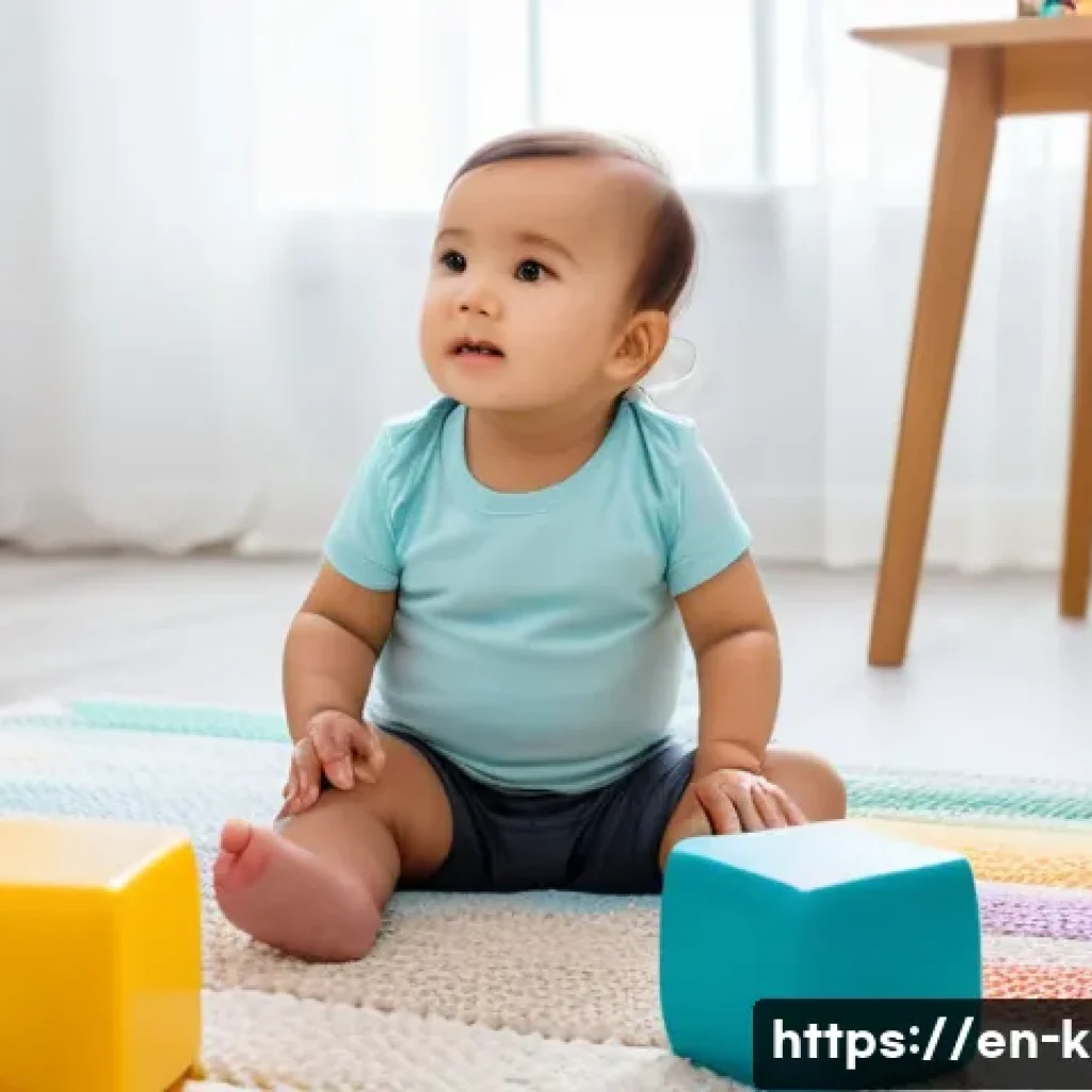 유아교육지도사 실기시험의 자주 나오는 사례 - A warm, inviting toddler playroom scene showing a calm caregiver kneeling beside a toddler in a diap...